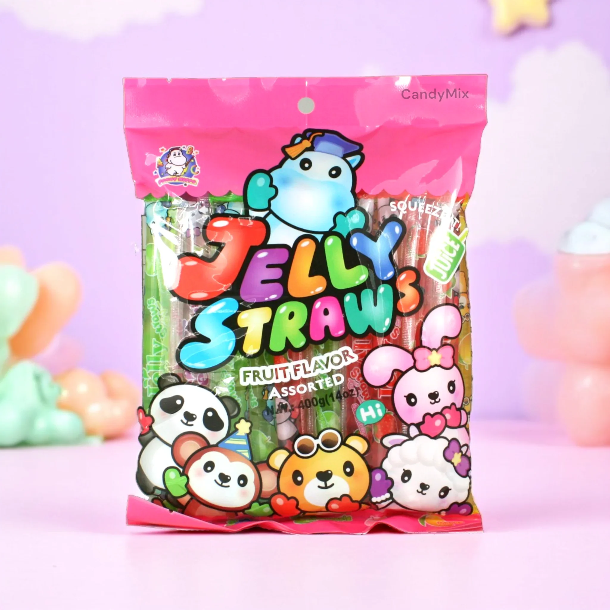 Animal Friends Jelly Straws 🌿
