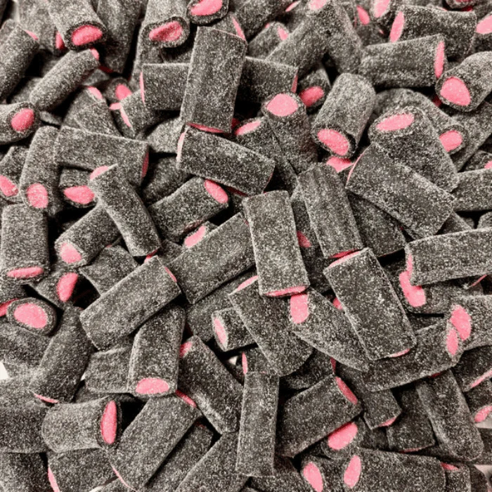đ€đŹ BĂąton Framboise RĂ©glisse Salmiak (100g) - Bonbons SuĂ©dois