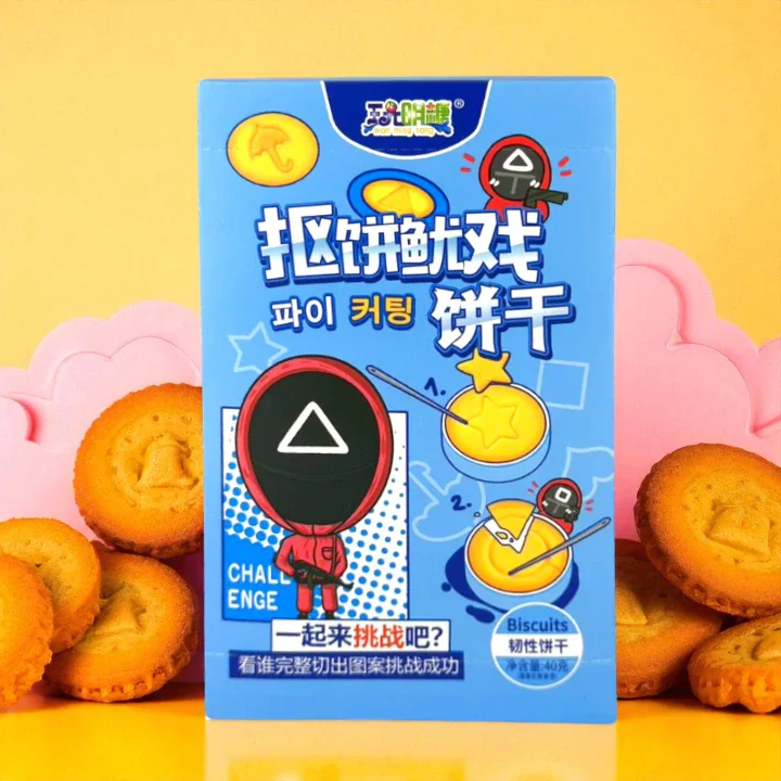 Biscuits croustillants au blé Challenge Dalgona - Squid Game