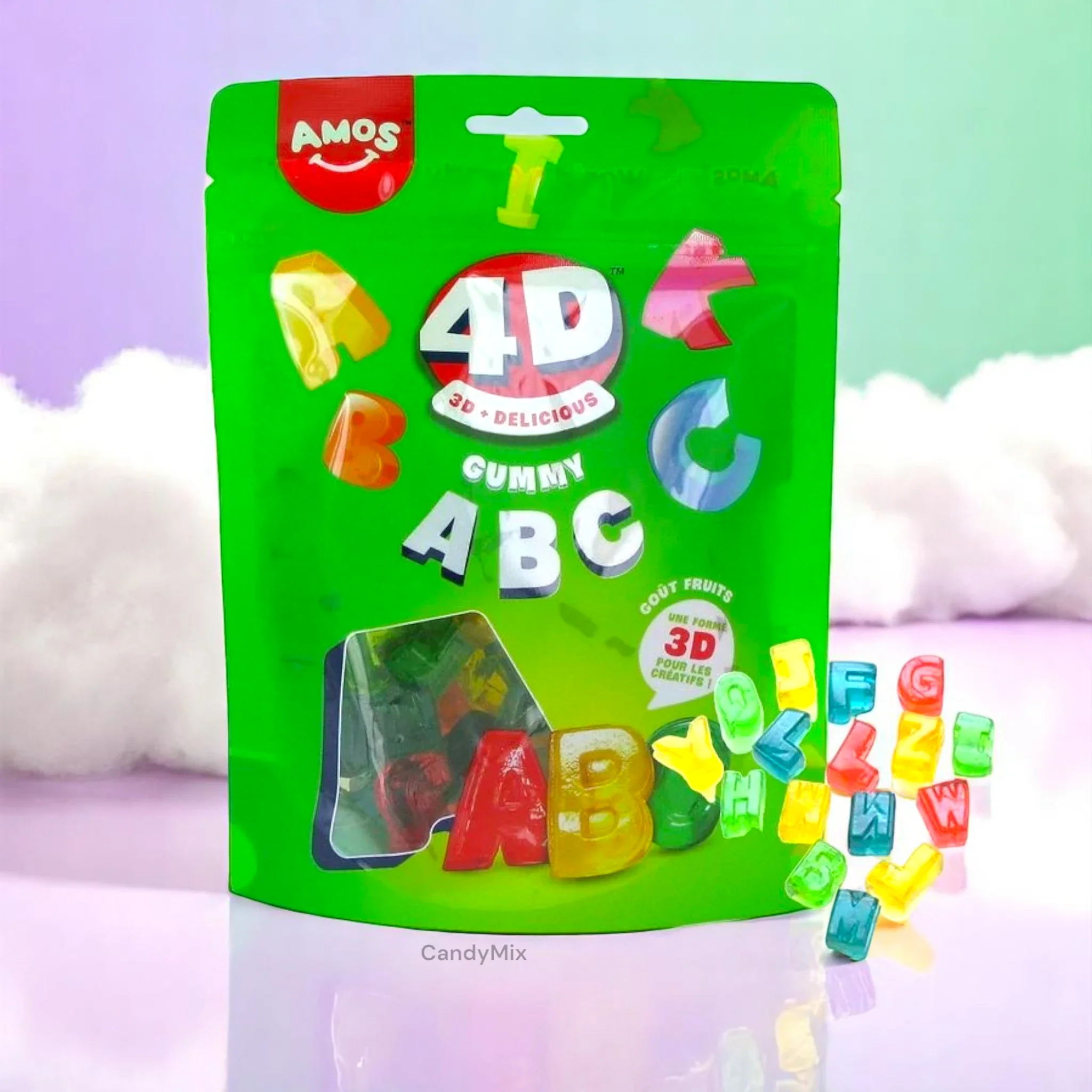 Bonbon 4D - Lettres