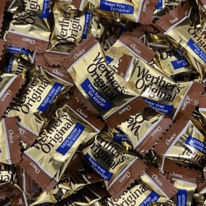 ⭐🍬 Bonbons au Chocolat - Werther's - Bonbons sans sucre - (100g)