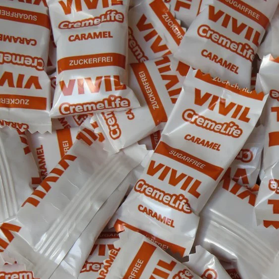 ⭐🍬 Bonbons Caramel CremeLife Vivil - Bonbons sans sucre - (100g)