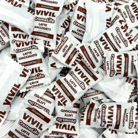 ⭐🍬 Bonbons Latte Macchiato CremeLife Vivil - Bonbons sans sucre - (100g)