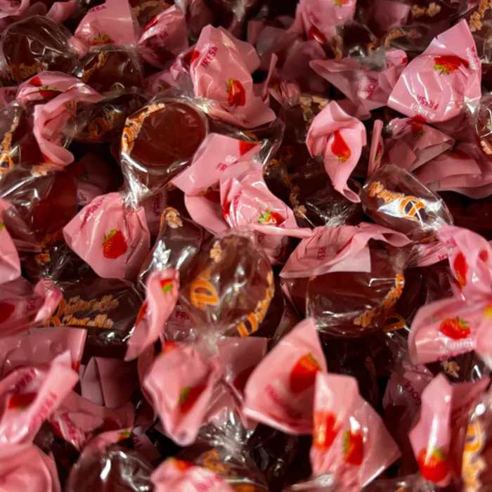 🌟🌱 Bonbons mous saveur fraise - Bonbons sans sucre (100g) - Dietorelle