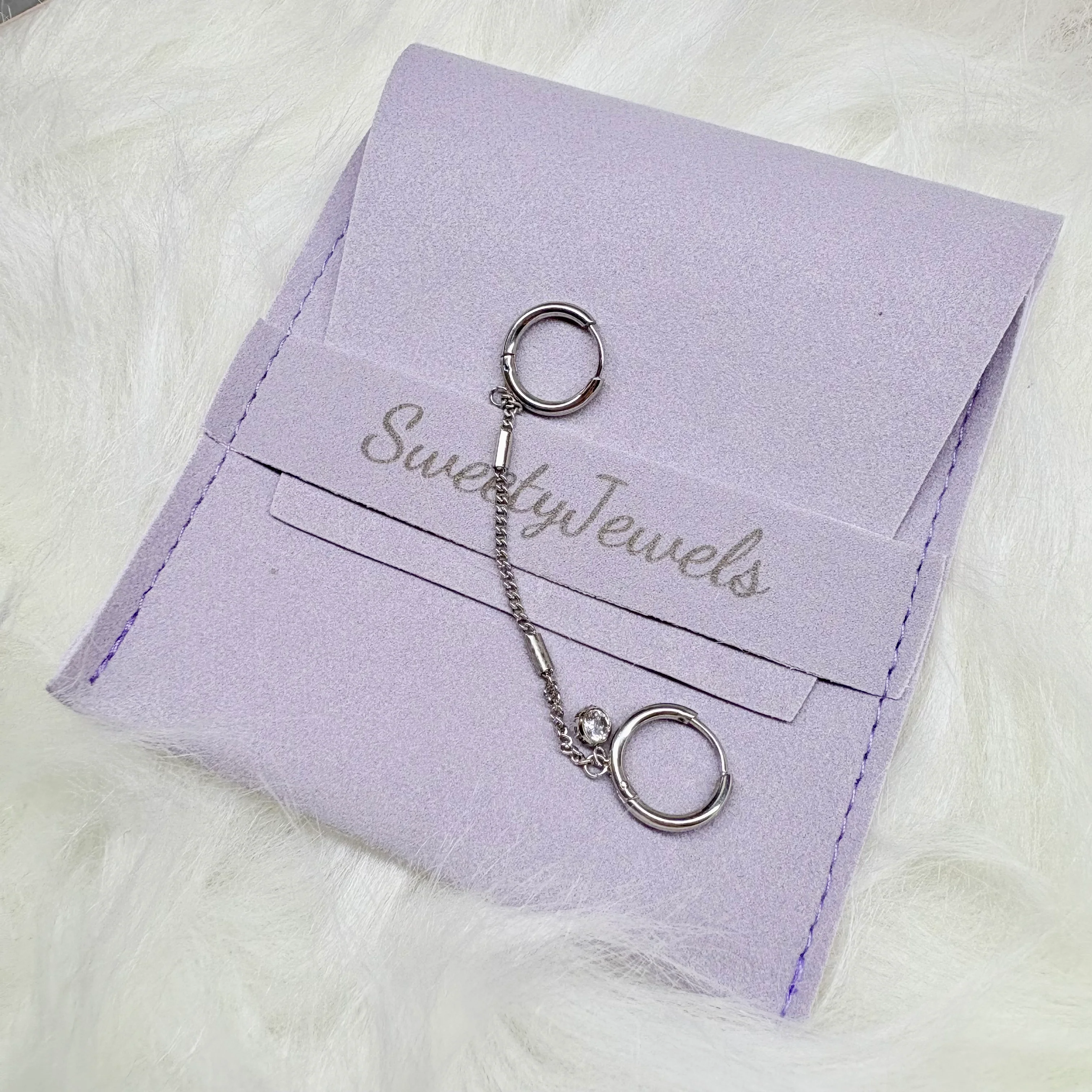 Boucles d'Oreilles | MonoBoucle - Aurea Argent - Image 2