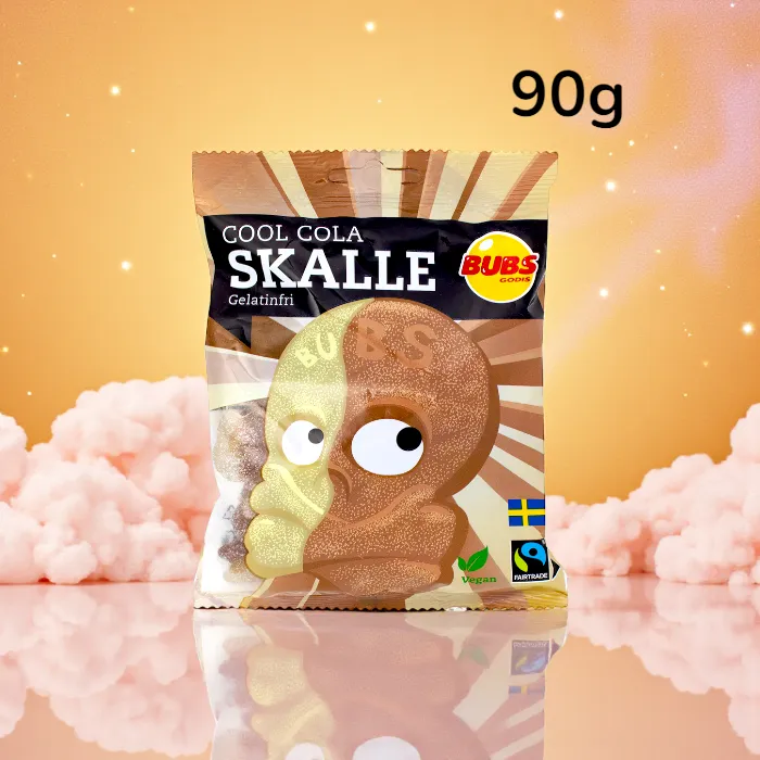 Bubs Crânes Cool Cola (90g) - Bonbons Suédois