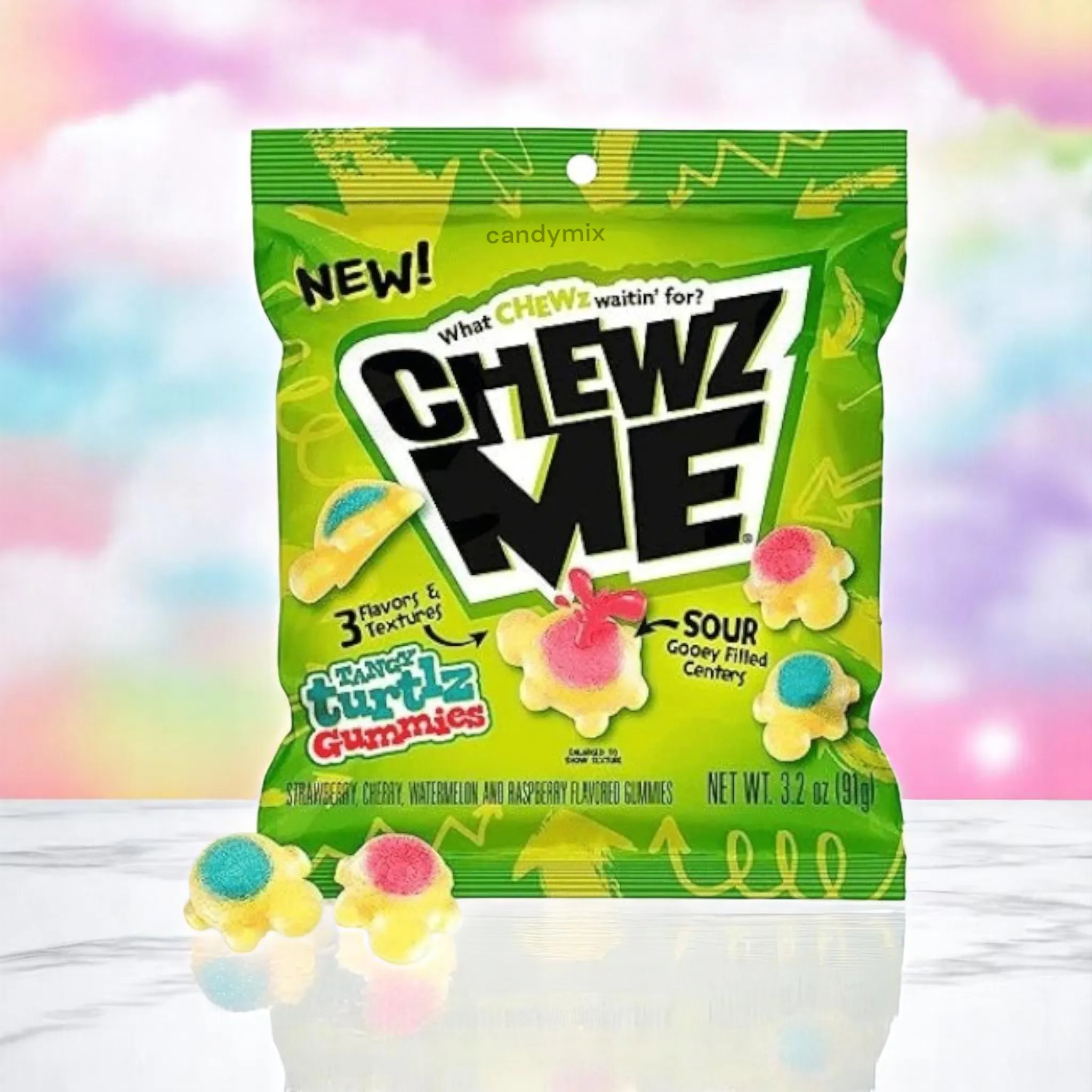 Chewz Me Sour Tangy Turtlz Gummies đż