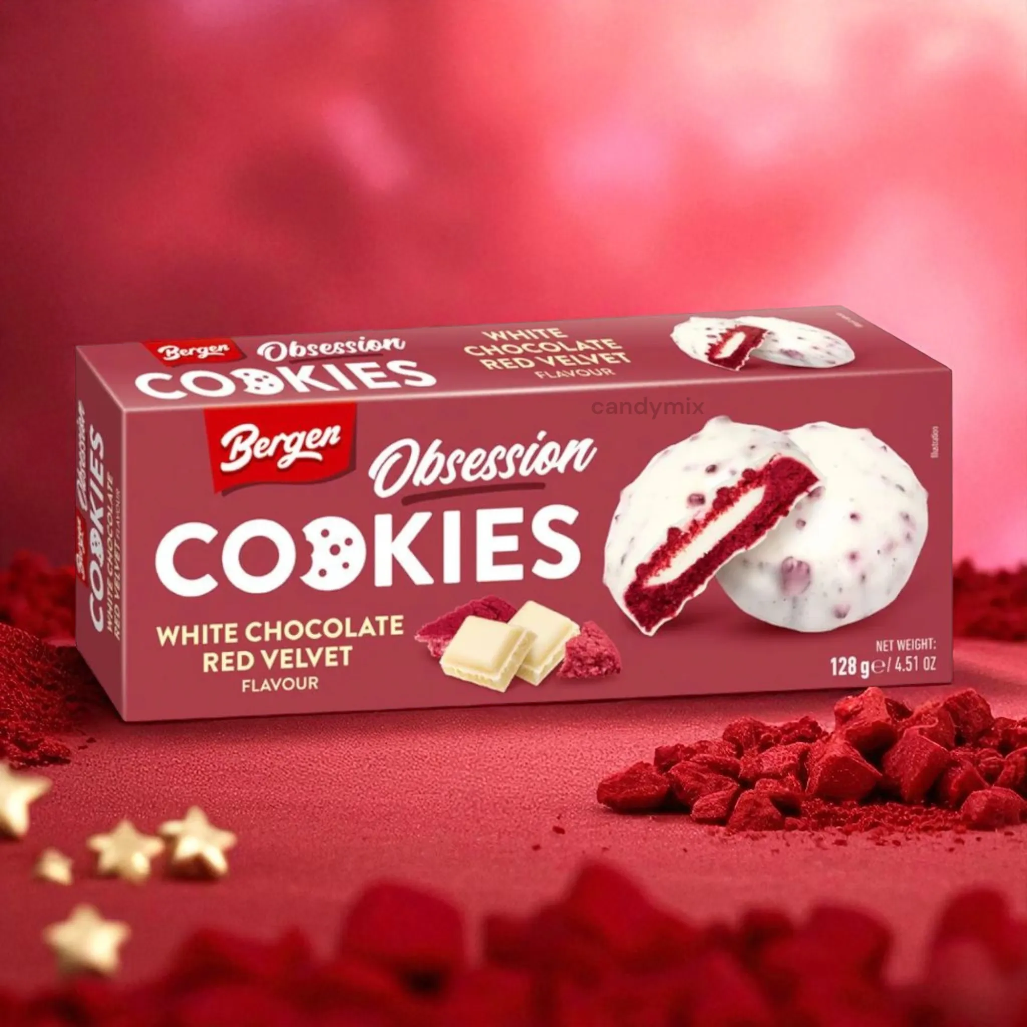 Cookies White Chocolate Red Velvet - Bergen
