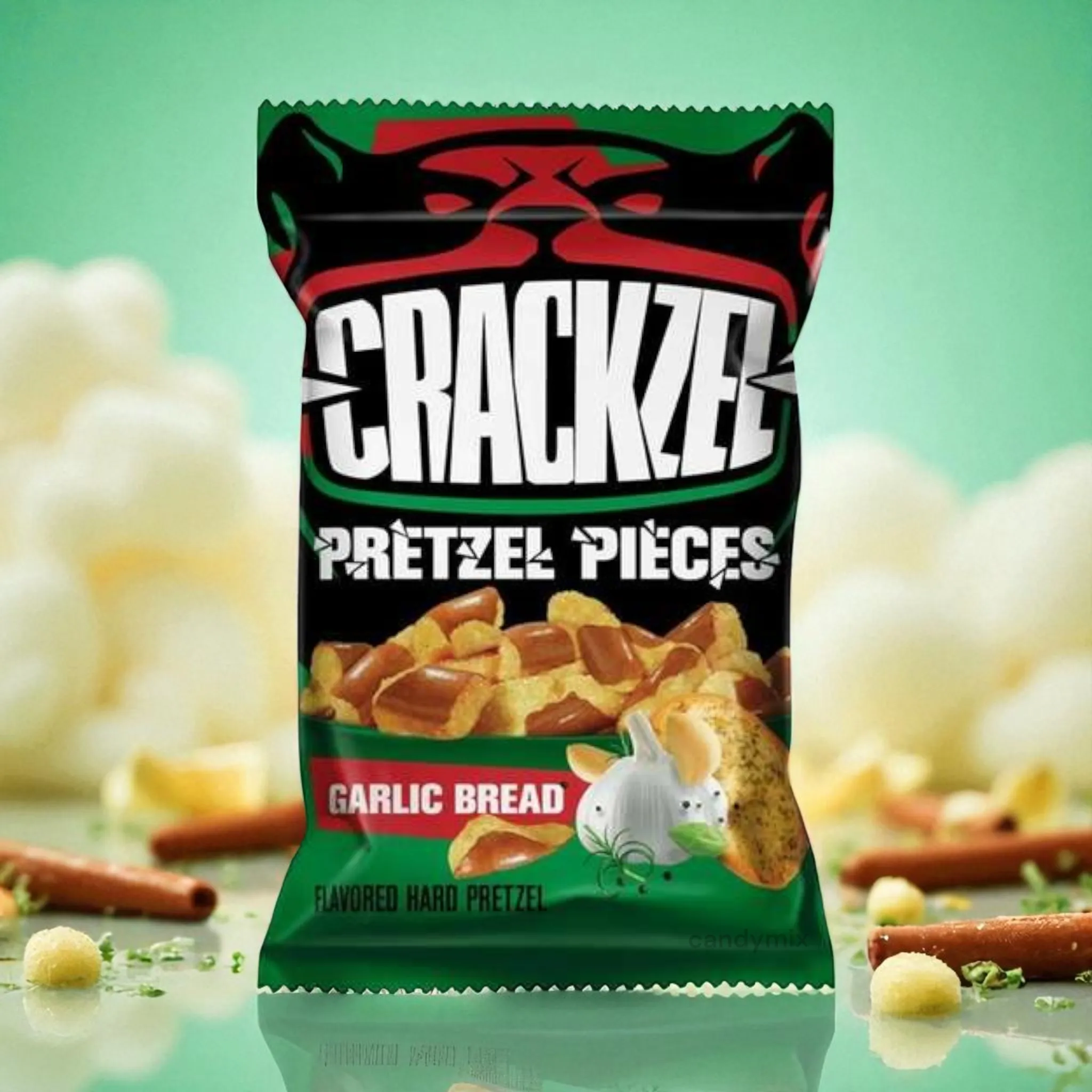 Crackzel Garlic Breadđż