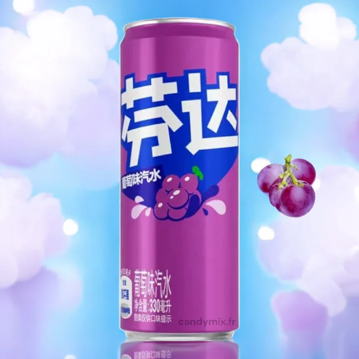 Fanta Raisin 330ml (Chine) 🌿