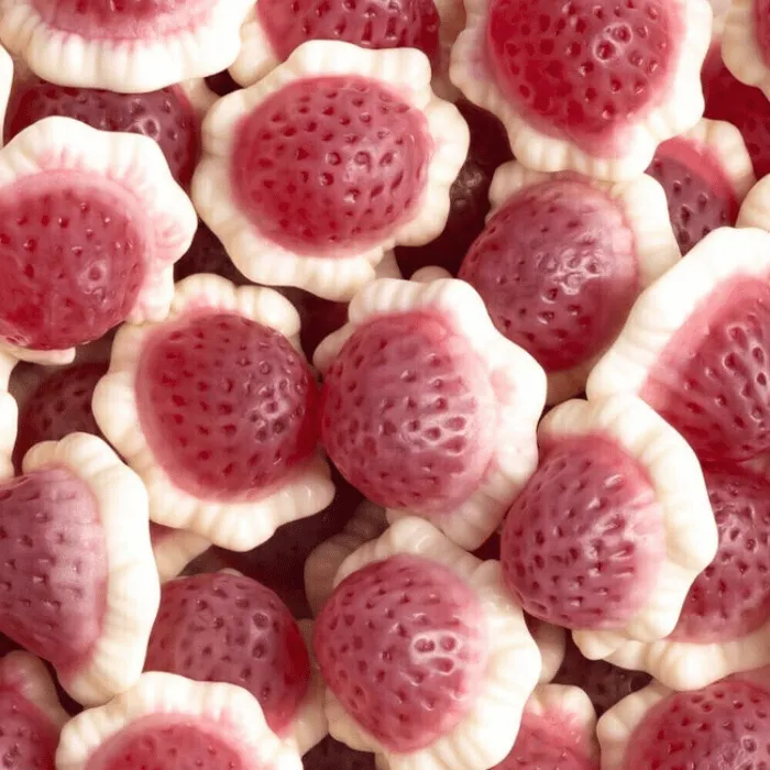 🍬 Fraise Fourrée Crème - Vidal (100g)