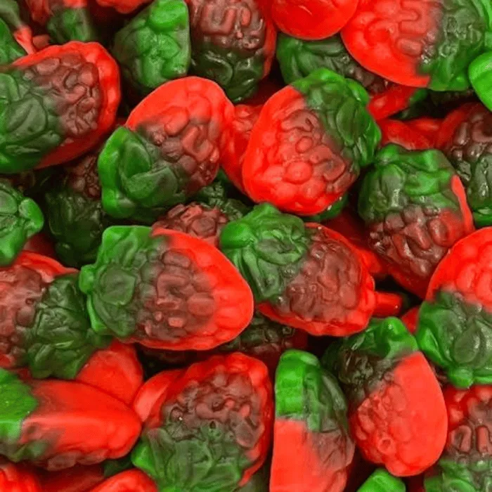 🍬 Fraises fourrées (100g) - Fini