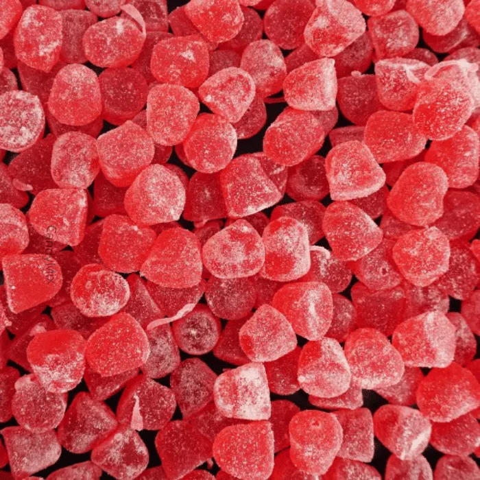 🌟 gomme framboise - Bonbons sans sucre (100g) - Debron