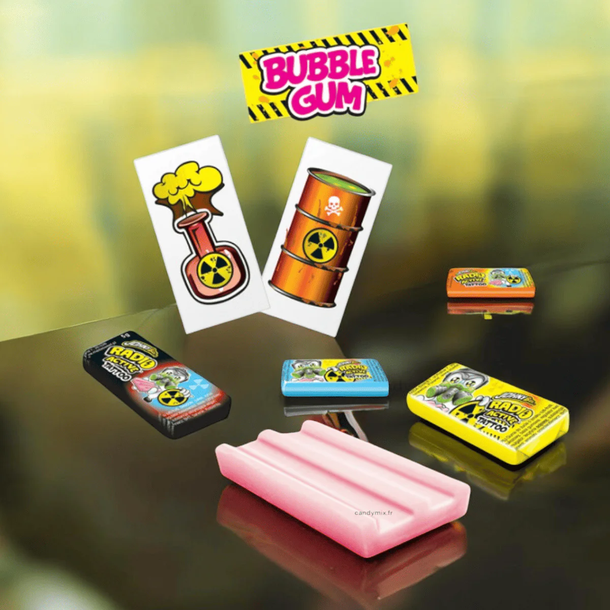 Johny Bee Radio Active Gum + Tattoo