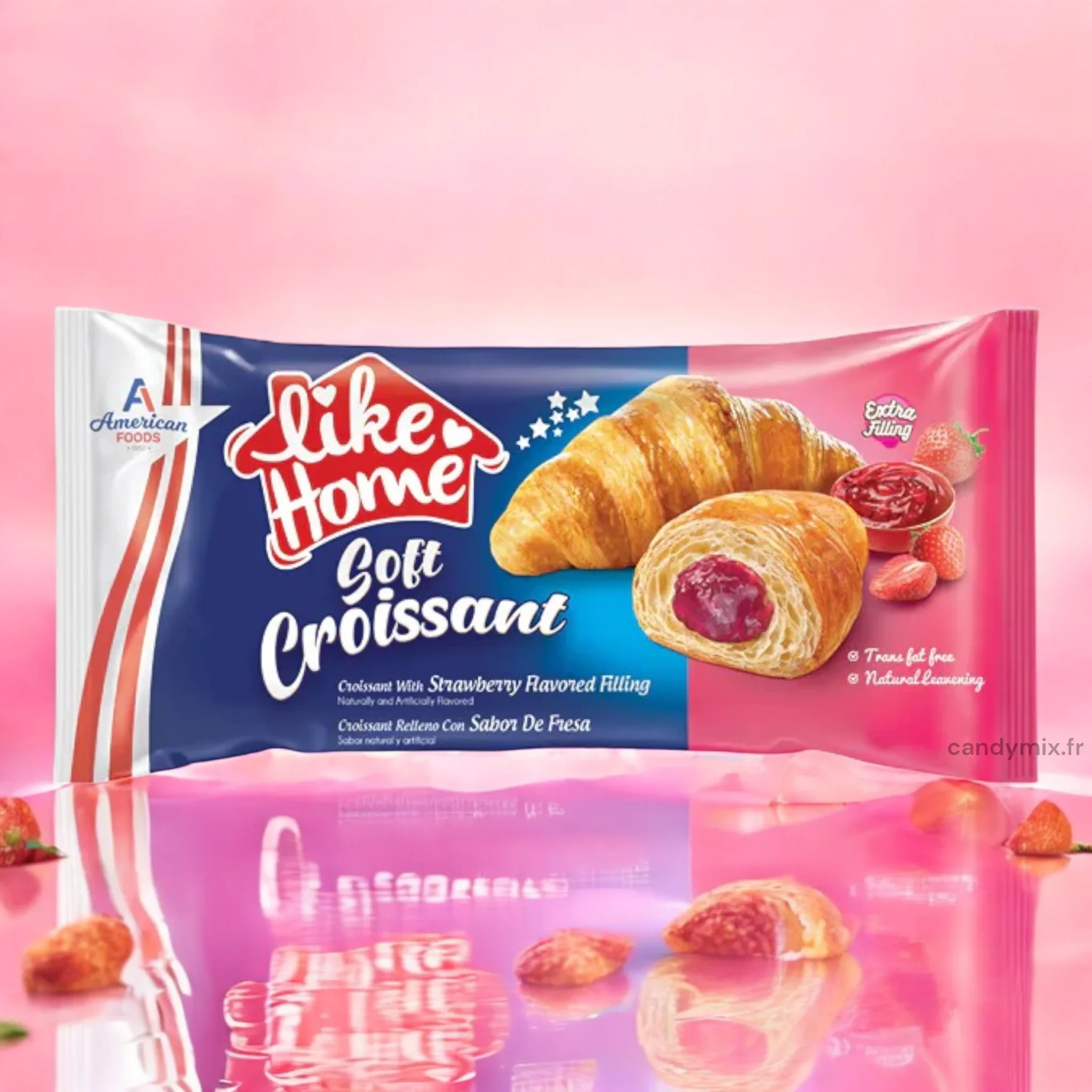 Like home soft croissant strawberry
