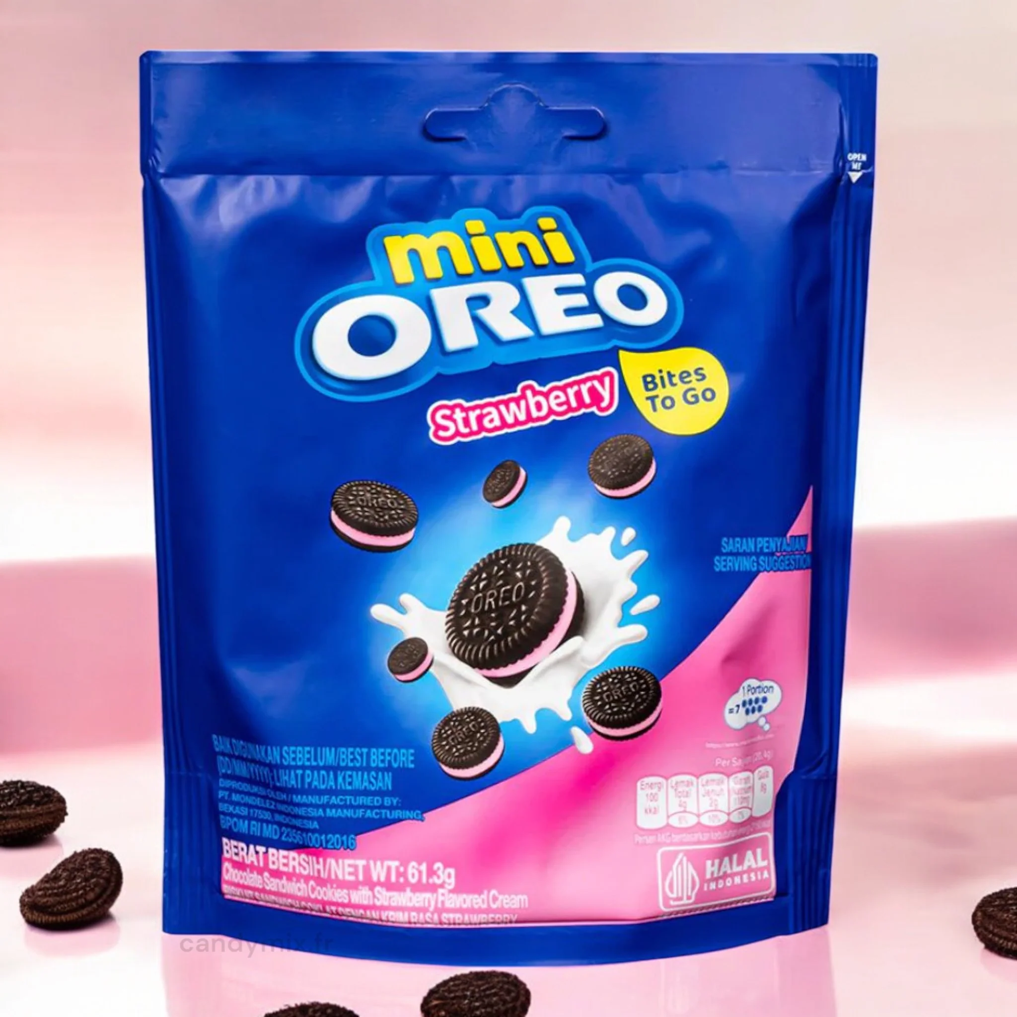 Mini Oreo Fraise (61,3g) 🌿