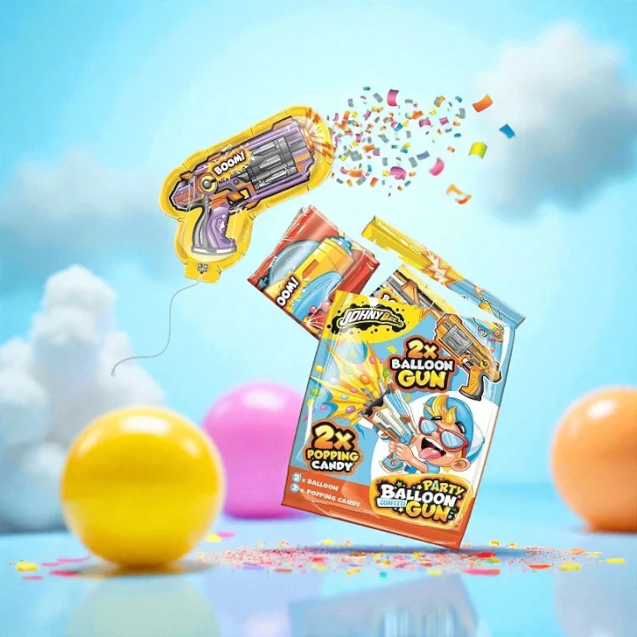 Party Ballon Confetti Gum - Johny Bee