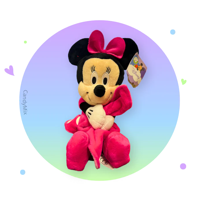 Peluche Disney Minnie et son Doudou