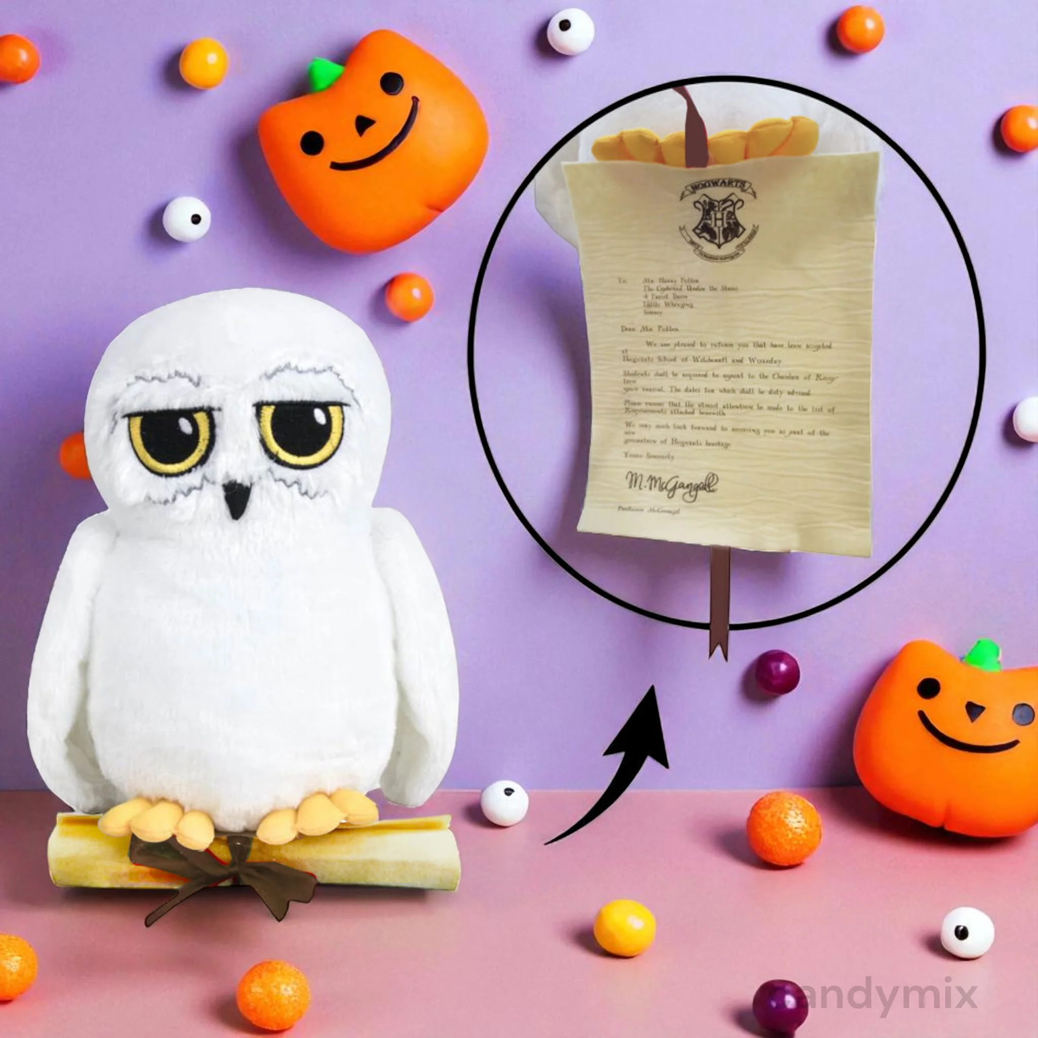Peluche Edwige Harry Potter - 25cm