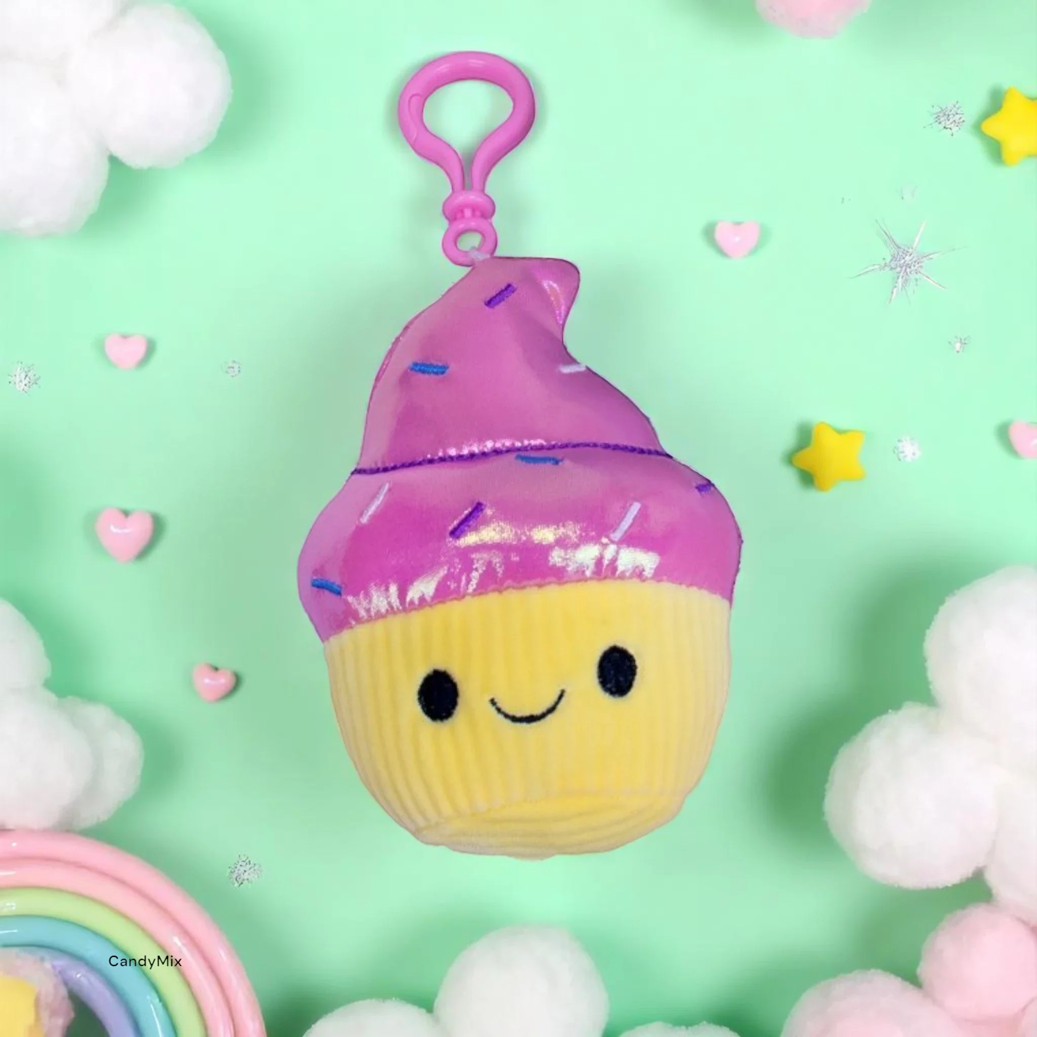 Peluche Kawaïi Ice Cream BagClip 10cm - Image 2