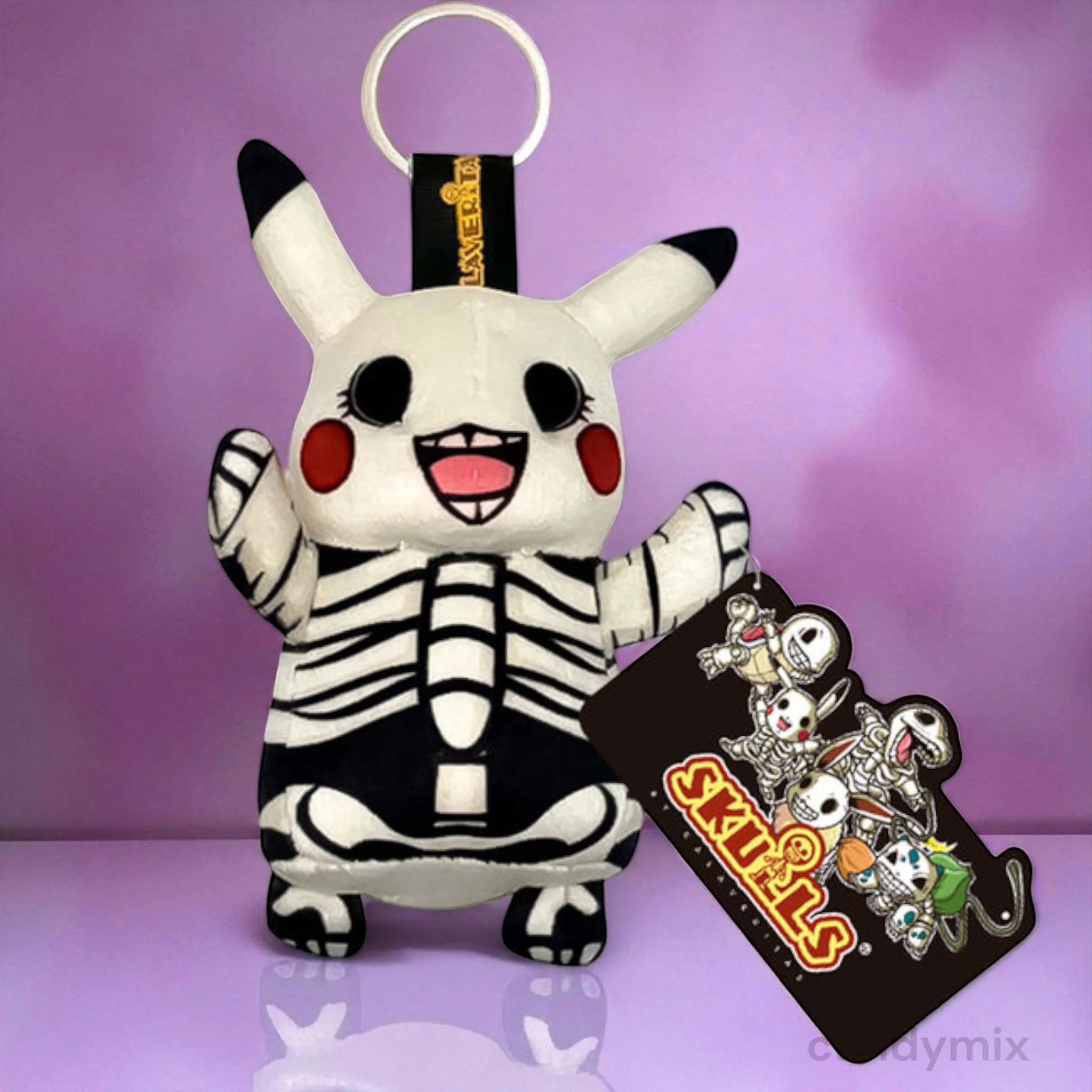 Peluche Porte Clé PokeSkeleton 14cm
