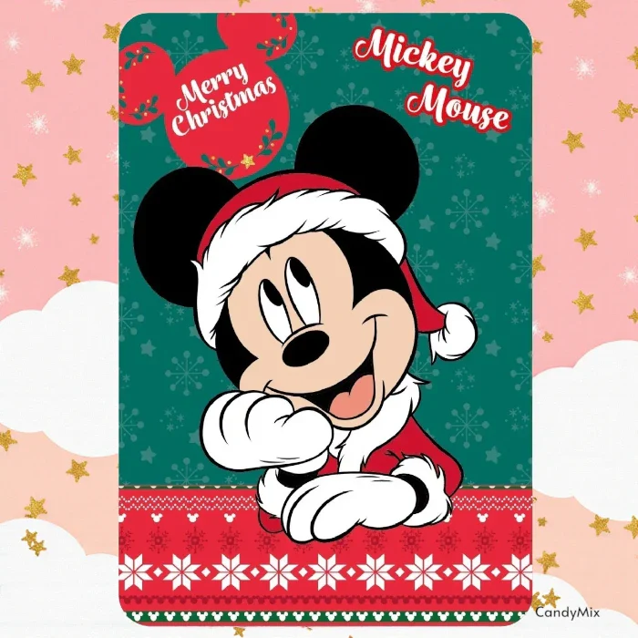 Plaid Mickey Noël Rêveur
