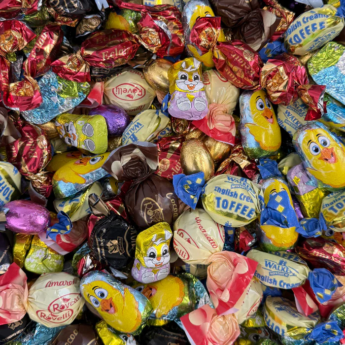 Pochon Pompon de Pâques - Chocolats de Pâques 200g - Image 3