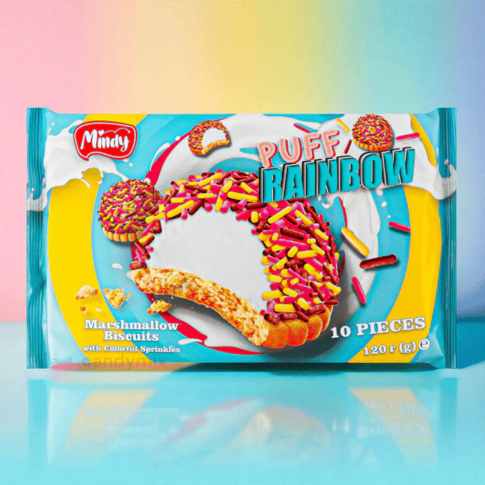 Mindy Puff Rainbow