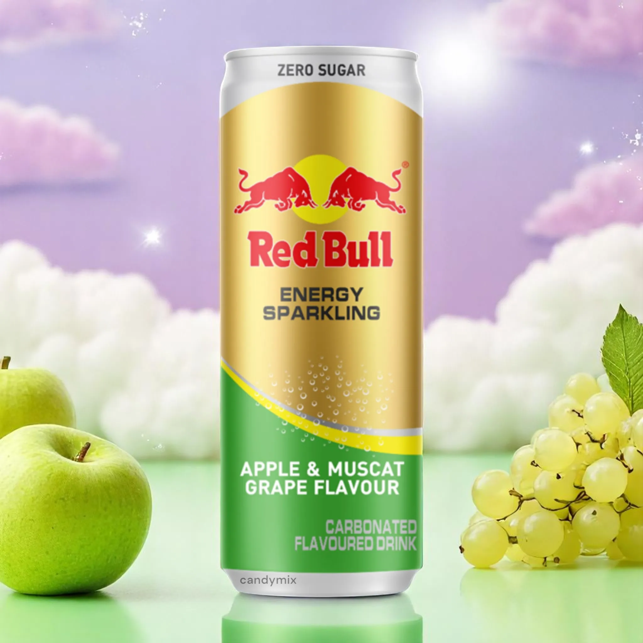 Red Bull Zero Energy Pomme et Raisin Muscat (Asie) 🌿