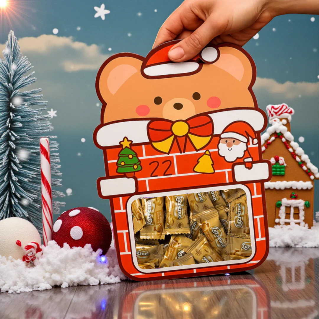 Sachet de Noël Lacrême Toffee - Sans Sucre (400g)
